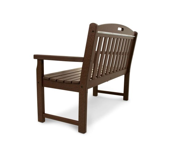 Trex Outdoor Furniture Yacht Club 47.5-in W x 36-in H Vintage Lantern Plastic Garden Bench
