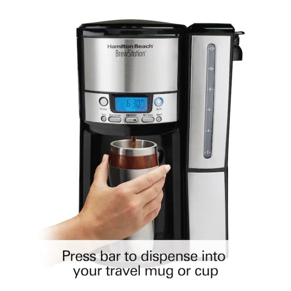 Hamilton Beach 47950 Brew station 12-Cup Stainless Steel Residential Drip Coffee Maker