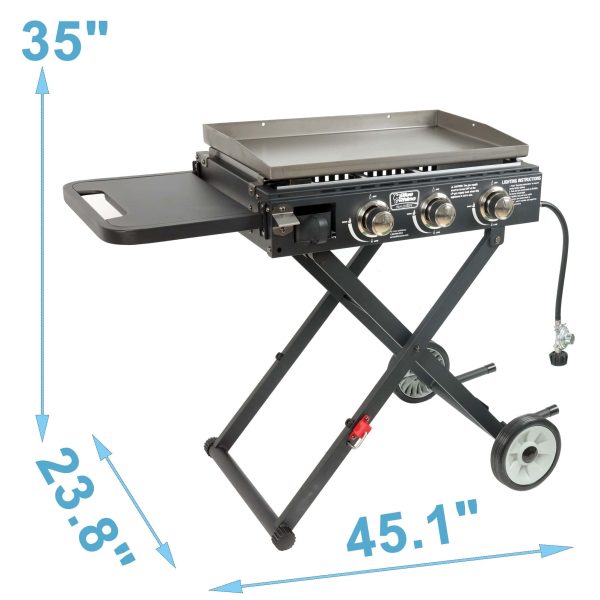 Blue Rhino 3-Burner Liquid Propane Flat Top Grill