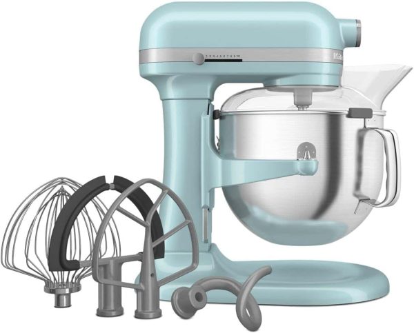 7 Quart Bowl-Lift Stand Mixer, Mineral Water Blue