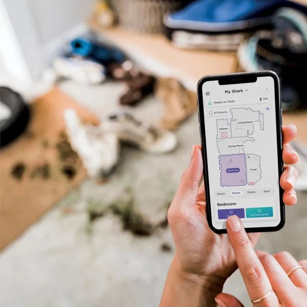 AI Ultra Robot Vacuum with Matrix Clean, Home Mapping, HEPA Bagless Self Empty Base, WiFI Connected   Black