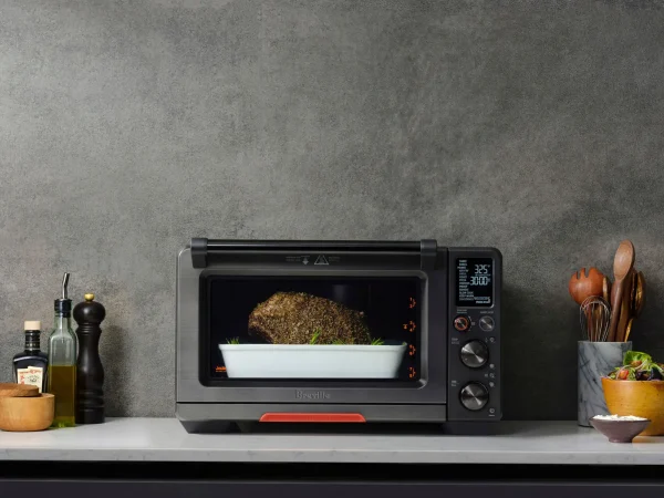 the Joule 1.0 Cubic Ft Oven Air Fryer Pro   Black Stainless Steel