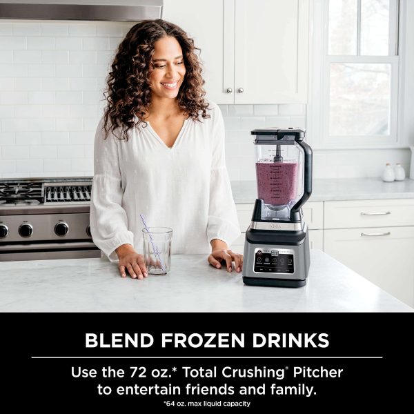 BN801: Powerful Kitchen System for Smoothies, Dough   More (Grey)