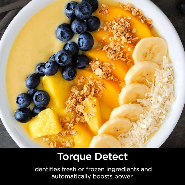 TB401 Detect Kitchen System Power Blender + Processor Pro, BlendSense Technology, Blender, Chopping   Smoothies, Black