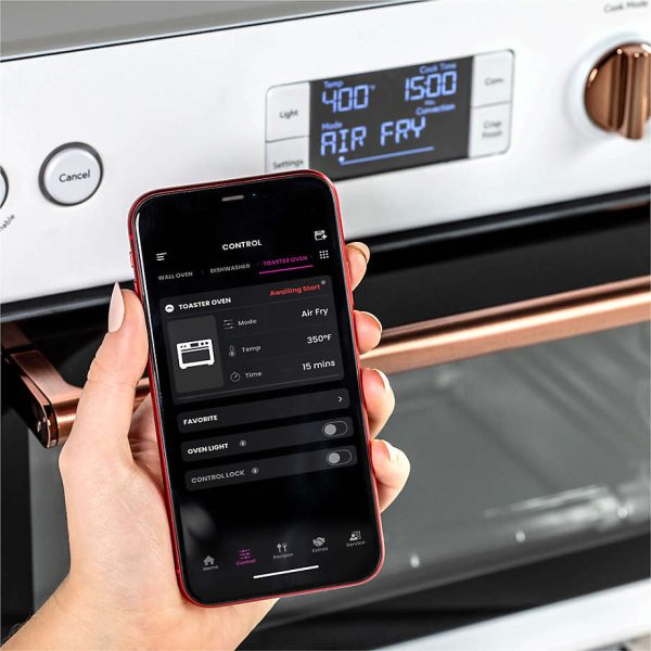Café Couture Matte White Air Fryer Toaster Oven