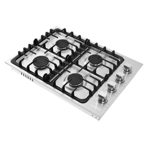 30  Stainless Steel Gas 4 Burner Cooktop