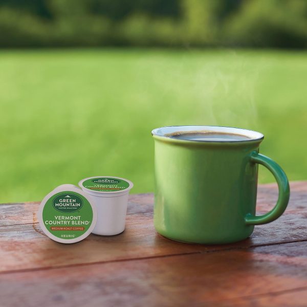 Green Mountain Coffee Roasters Vermont Country Blend, Single-Serve Keurig K-Cup Pods, Medium Roast Coffee,24 Count (Pack of 4)