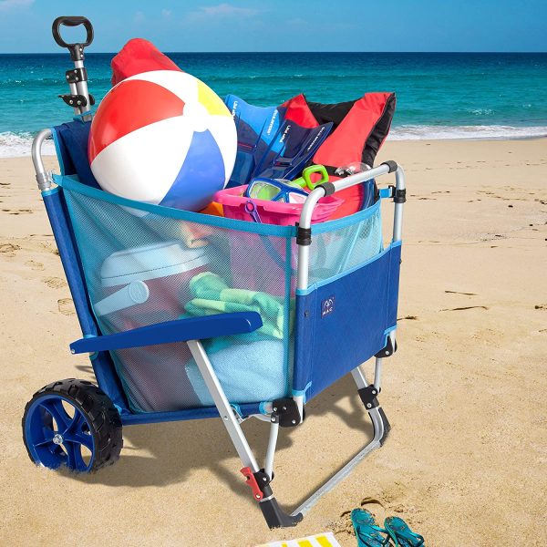 Mac Sports Beach Day Lounger Combo Cart
