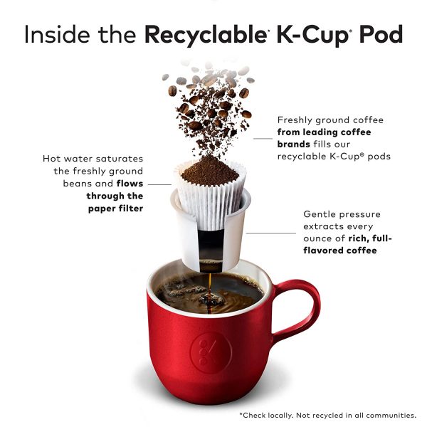 McCafe Chocolate Mocha, Single Serve Coffee Keurig K-Cup Pods, Flavored Coffee, 12 Count (Pack of 6)   Packaging May Vary