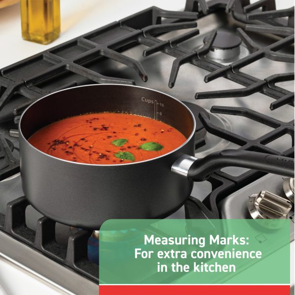 Easy Care, 20 Piece Non-Stick Pots and Pans Cookware Set, Grey