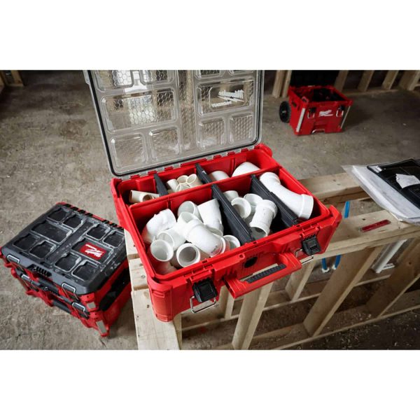 Packout 19.7 in. Deep Storage Organizer 2100 cu in Black/Red