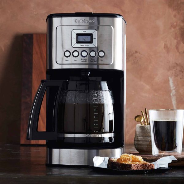 Perfectemp 14-Cup Programmable Coffee Maker with Glass Carafe