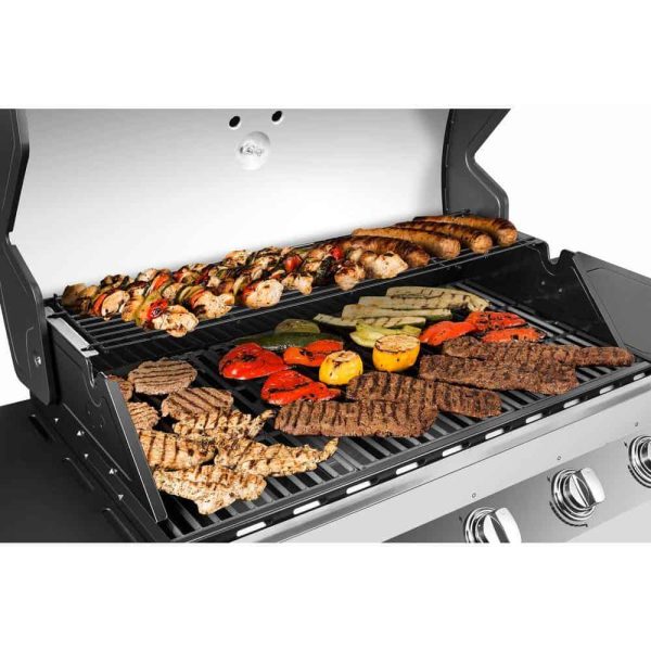 DGP552SSP-D Premier 5-Burner Propane Gas Grill in Stainless Steel with Side Burner