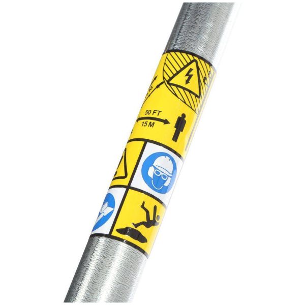 99944200532 8 ft. Power Pruner Pole Saw Attachment with 10 in. Bar and Chain for  Pro Attachment Series