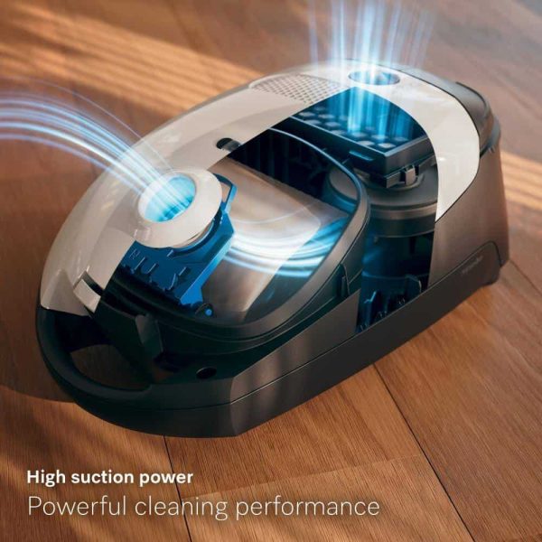 Miele SBAN0 11181010 Classic C1 Turbo Team Bagged Corded for MultiSurfaces in Blue, Canister Vacuum Cleaner