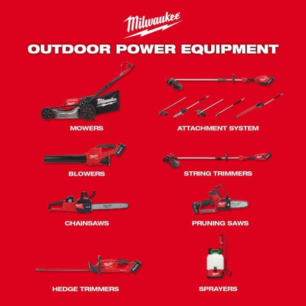 2825-20PS-49-16-2723 M18 FUEL 10 in. 18V Lithium-Ion Brushless Electric Cordless Pole Saw with Attachment Capability with 10 in. Saw Chain