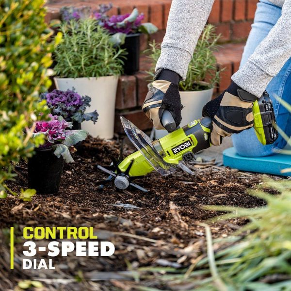 P2990  18V Cordless Compact Battery Cultivator with 2.0 Ah Battery and Charger