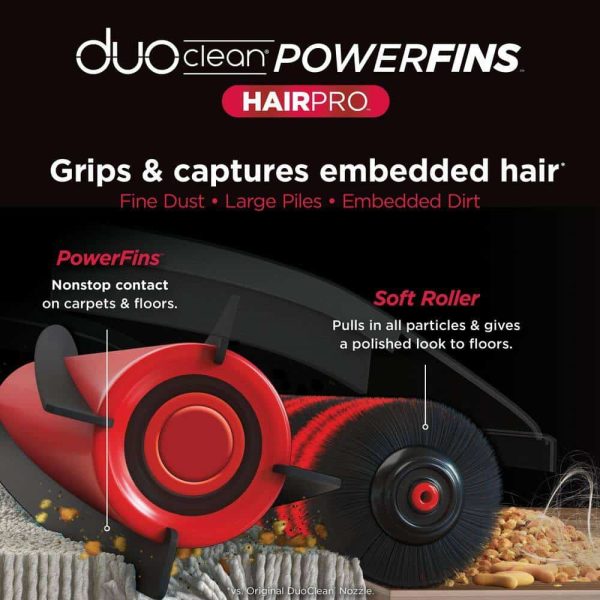 AZ3002 Stratos Bagless Corded Upright Vacuum with DuoClean PowerFins HairPro and Odor Neutralizer Technology   AZ3002