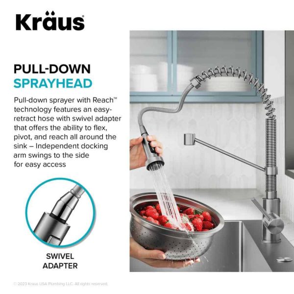 Loften 33 in. Drop-in/Undermount Single Bowl Stainless Steel Kitchen Workstation Sink with Faucet and Accessories